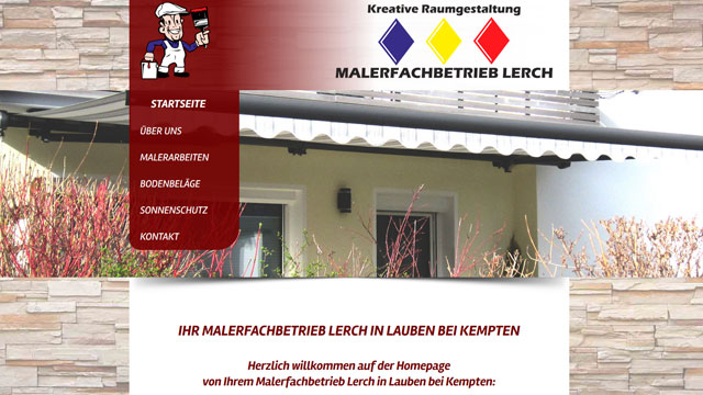 Webdesign Augsburg für Handwerker Maler