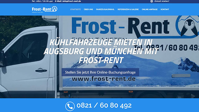 Frost-Rent Kühlfahrzeuge mieten in Augsburg/München